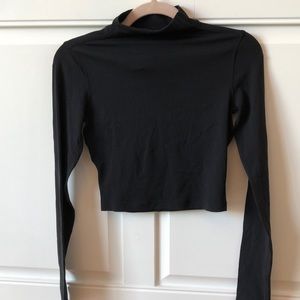 LULULEMON ALL ALIGNED MOCK NECK LONG SLEEVE NULU